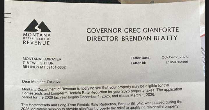 Montana homeowners and landlords can lower property taxes with new program