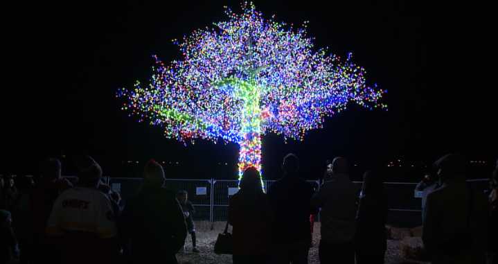 Visitors from Poland and Denmark among those enjoying holiday traditions at Lee's Summit Magic Tree
