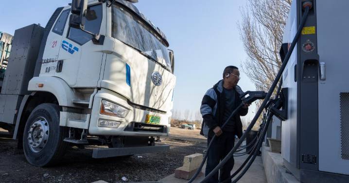 China's diesel trucks are shifting to electric. That could change global LNG and diesel demand