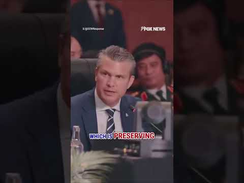 PEACE THROUGH STRENGTH:  Secretary of War Pete Hegseth explains department’s name change #shorts #us
