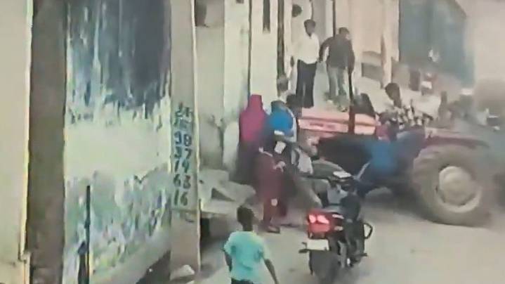 Caught On Camera: Tractor Crushes 8-Year-Old To Death In UP's Bijnor