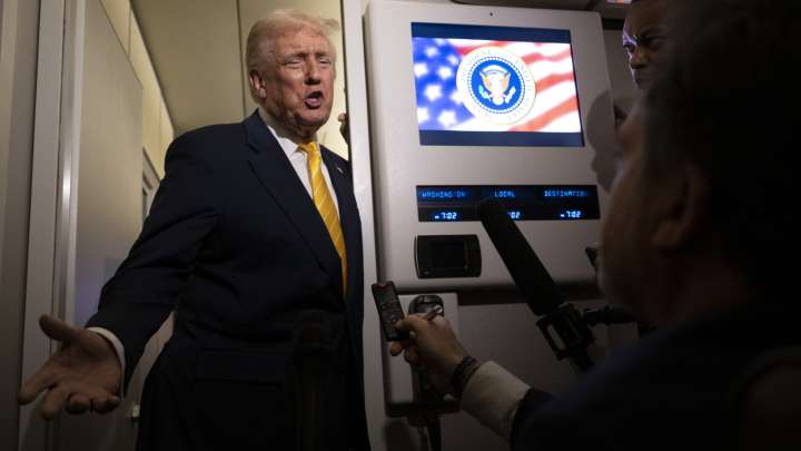 Donald Trump Insults Reporter On Air Force One & Is Slammed With Brutal Backlash