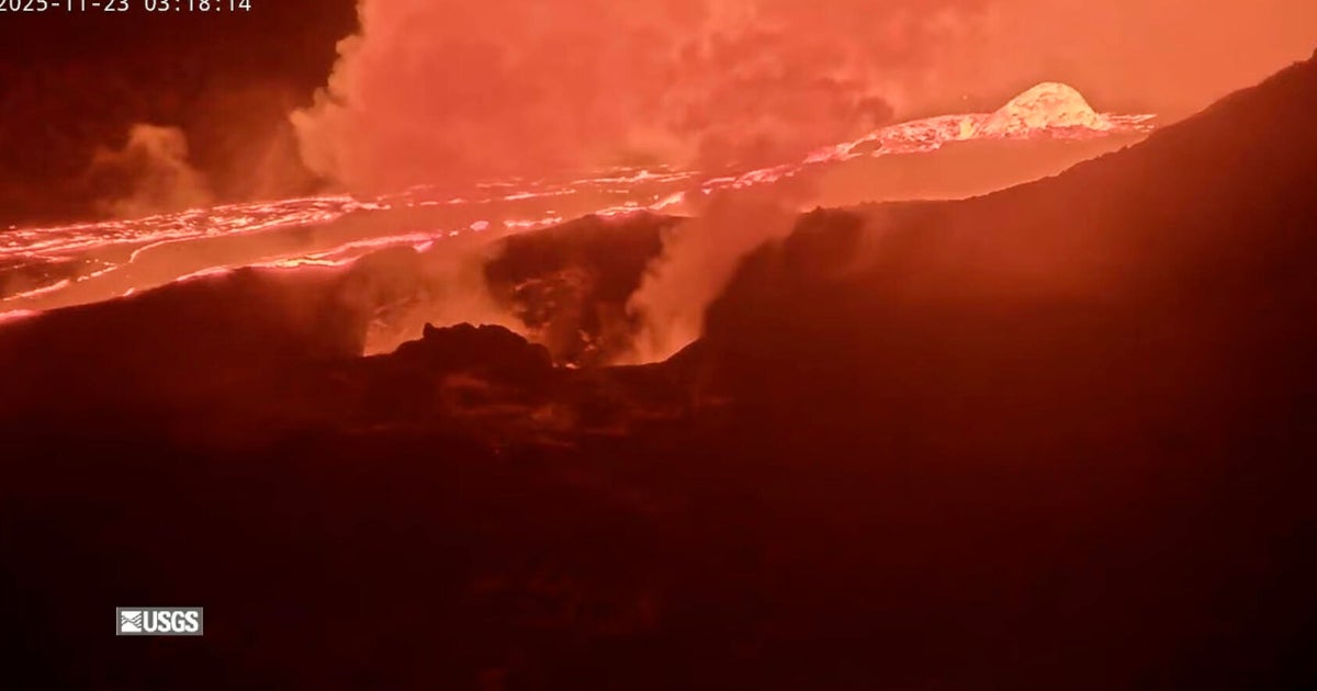 Hawaii's Kilauea volcano producing fiery streams of molten lava ahead of imminent eruption