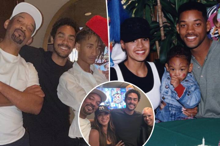 Will Smith celebrates son's birthday in rare blended family photos with Jada Pinkett and his ex