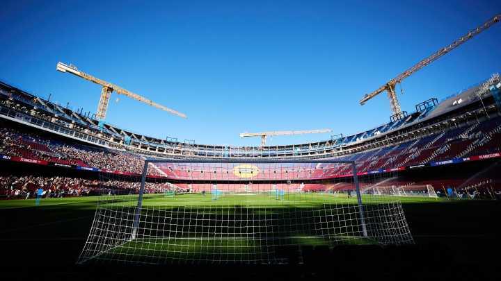 Iconic stadium reopens to fans after 895 days - but £1.3billion renovation is nowhere near completed