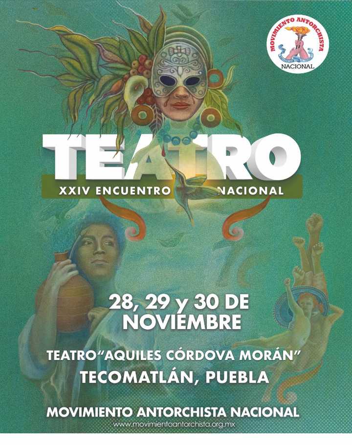 Realizará Antorcha Encuentro Nacional de Teatro en Tecomatlán, Puebla