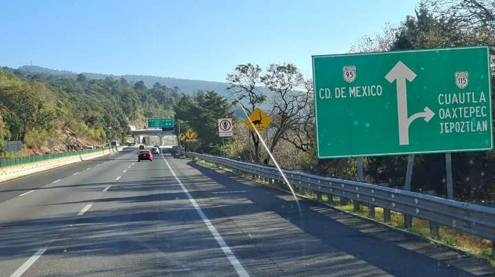 Así luce la México–Cuernavaca ante el temor de bloqueos: te contamos qué pasa