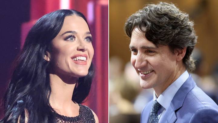 Katy Perry declares she's dating someone as Justin Trudeau wears shark costume