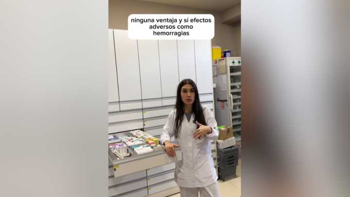 Adri, farmacéutica: "Es un mito que es mejor tomar Ibuprofeno de 600 que de 400, es suficiente para la mayoría de dolores y tiene efectos adversos"