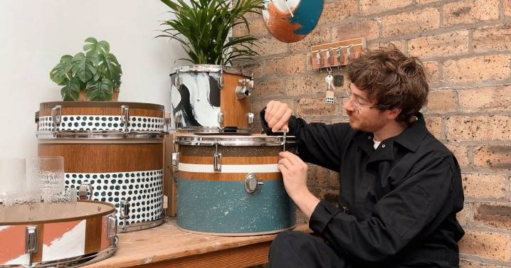 Former Edinburgh drummer creates incredible items from up