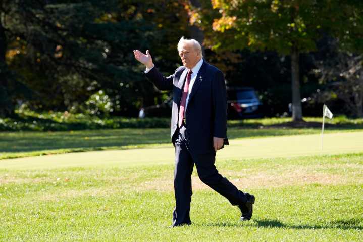 Trump rememora su triunfo de hace un año: "Fue de las mayores victorias de la historia"