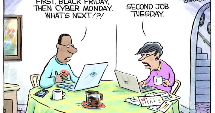 Editorial Cartoon: Second job