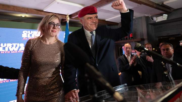 Curtis Sliwa Supporters Partied Like They Won the NYC Mayoral Election