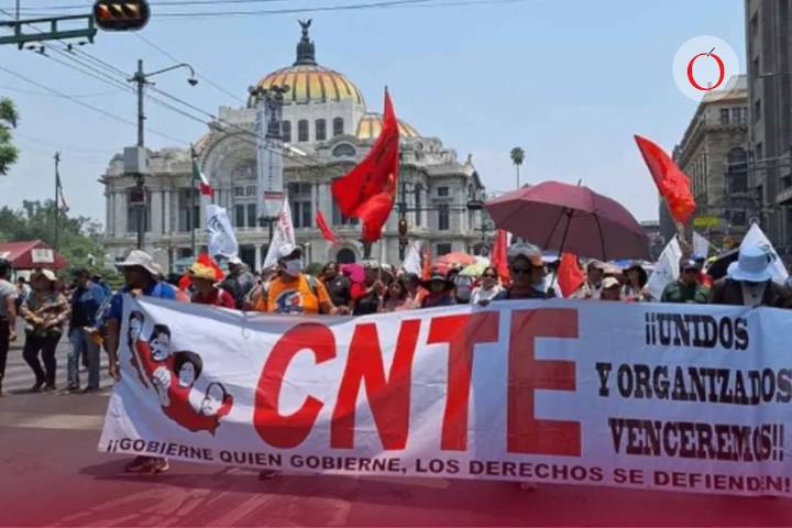 Marcha y bloqueos de la CNTE: ¿A qué hora inicia la protesta de maestros?