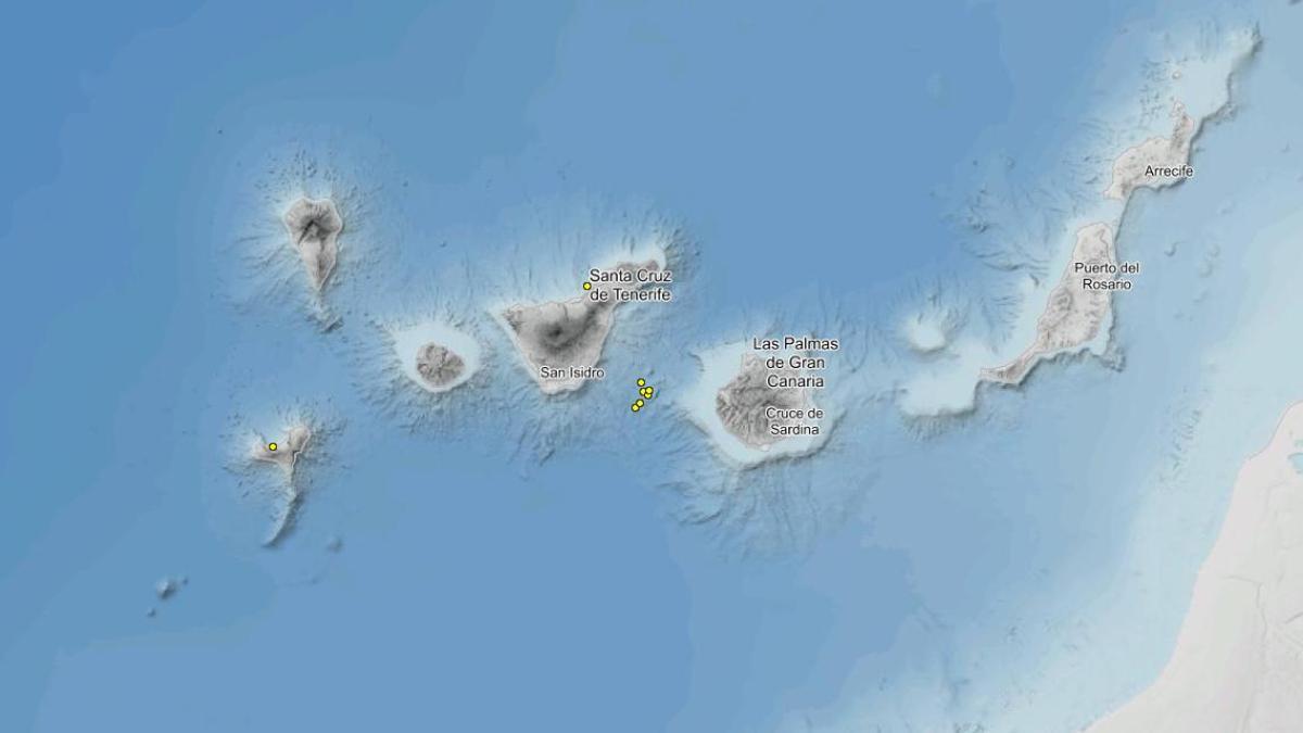 Cuatro terremotos en dos horas en Canarias: conoce toda la información