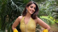 Navya Naveli Nanda Cuts An Elegant Picture In Yellow Anita Dongre Outfit