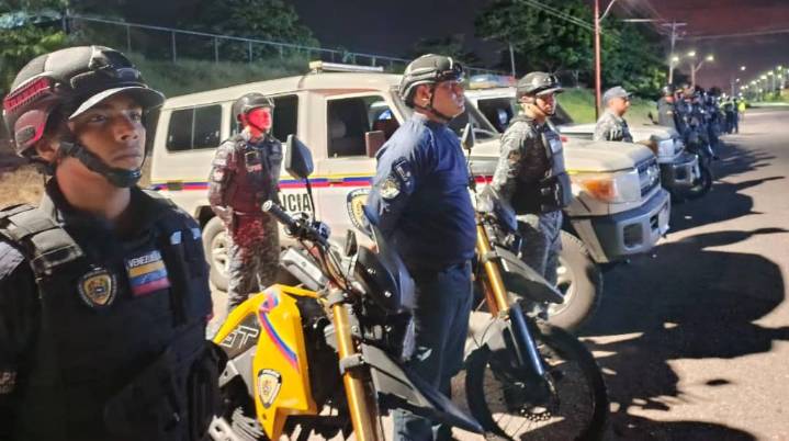 Más de 100 detenidos registran en una semana cuerpos de seguridad en Monagas