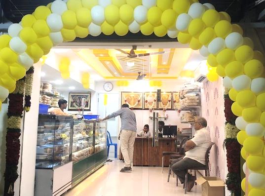 Caterer opens shop for sweets, savouries. On R. K. Mutt Road