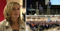 Hundreds pack meeting to oppose proposed 400-acre data center near Wyndham