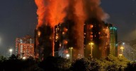 Hong Kong fire leaves 44 dead and 279 missing as blaze destroys apartment blocks