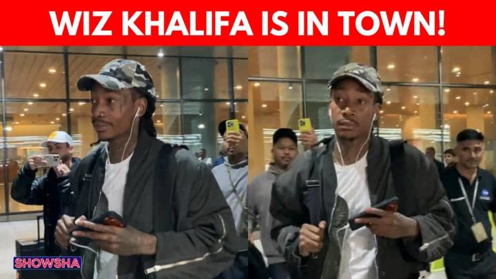 Wiz Khalifa Arrives In Mumbai With Signature Swag, Greets Paps Ahead Of Rolling Loud India