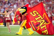 Where to watch Kansas Jayhawks vs Iowa State Cyclones college football streaming live on demand for free without cable today; Kickoff time, TV channel, spread, odds