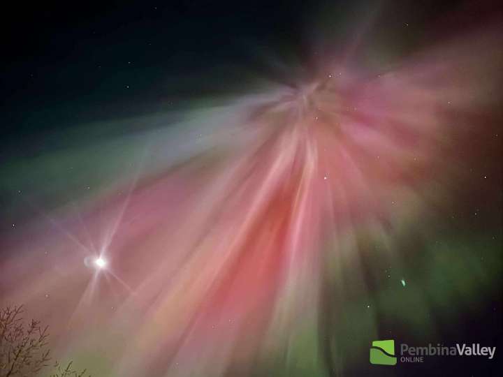 Rare red, pink Northern Lights stunningly light up the night sky