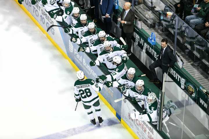 Weekend rewind: How BSU’s Peer, Flammang and Magnussen stack up against the CCHA’s most productive lines