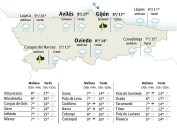 El tiempo en Asturias para este lunes, 24 de noviembre: lluvias generalizadas