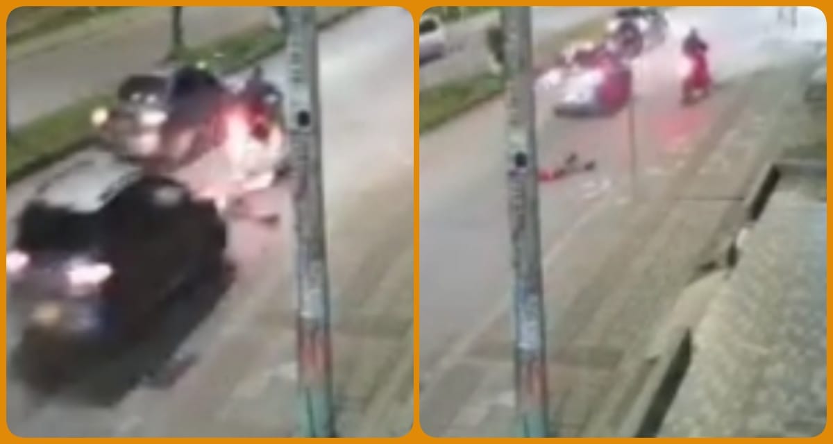 Cae de la moto y un carro lo arrolla: fatal accidente en la calle quinta de Popayán