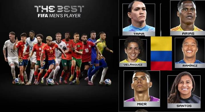 Colombia, presente en los premios The Best 2025 de la FIFA