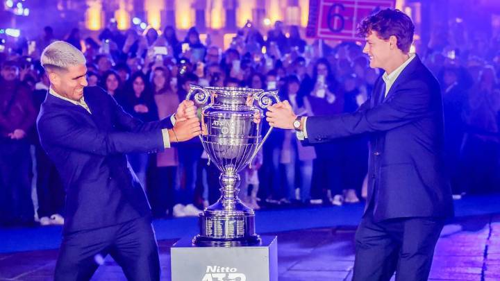 El cumplido de Sinner a Alcaraz en su pelea por el número 1: "Si tuviera que haber otro que no sea yo, elegiría que fuera él siempre