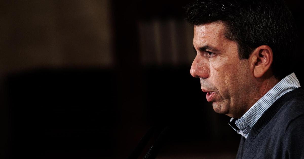 Mazón desvelará este lunes su futuro político tras su conversación con Feijóo