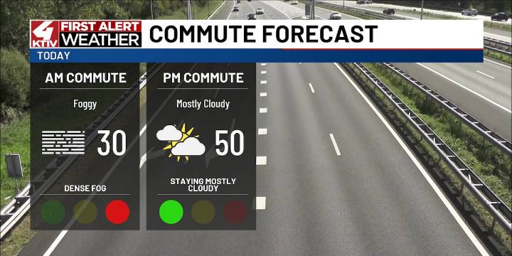 Widespread dense fog will impact your Thursday morning