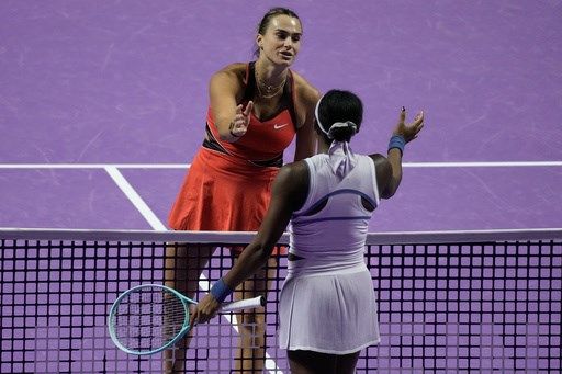 Aryna Sabalenka eliminates Coco Gauff to reach last four at WTA finals