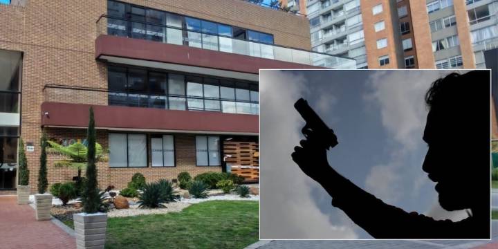 Conjunto residencial del norte de Bogotá emprenderá denuncia penal contra el hombre que hizo disparos al aire en su car lobby
