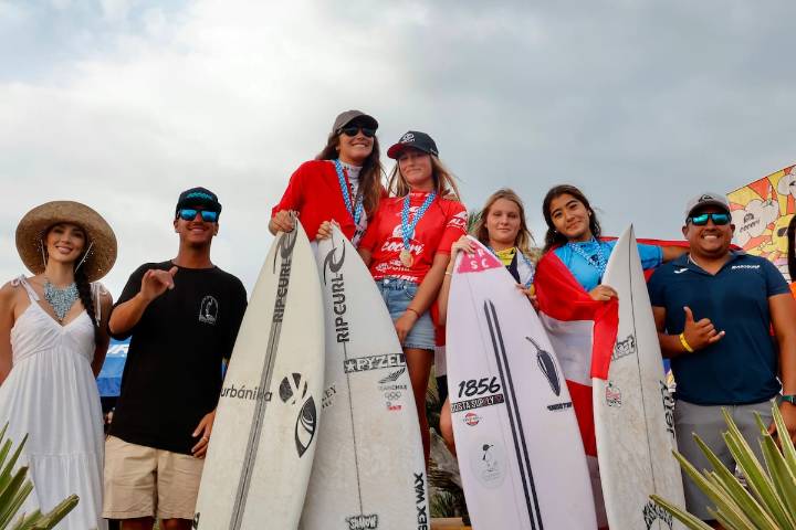 Rafaella Montesi gana el título de la última fecha del circuito ALAS Global Tour de surf