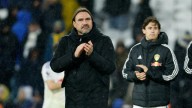 Security forced to intervene as furious Leeds fan tries to confront Daniel Farke in dugout