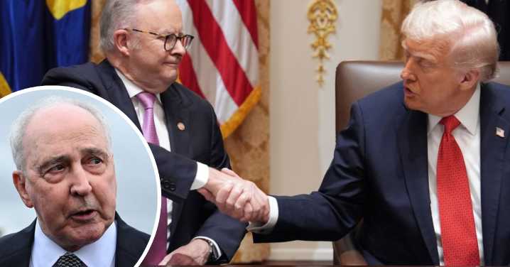 Former PM Paul Keating gave Anthony Albanese 'fighting words' in case Donald Trump 'turned nasty' during first meeting