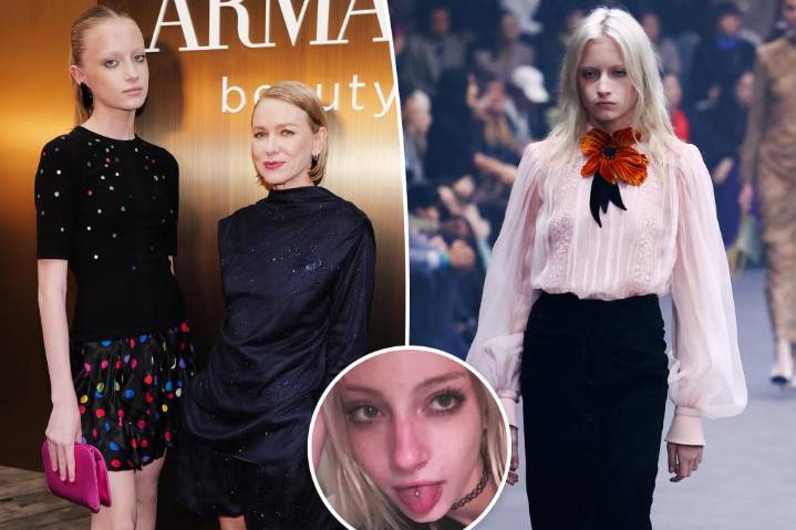 Naomi Watts’ teenage model daughter Kai shows off tongue piercing in selfie on Instagram