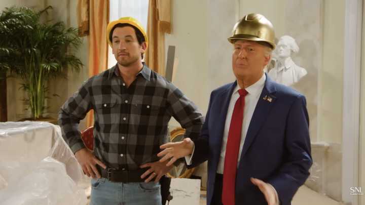 SNL mocks Donald Trumps White House demolition with Property Brothers sketch