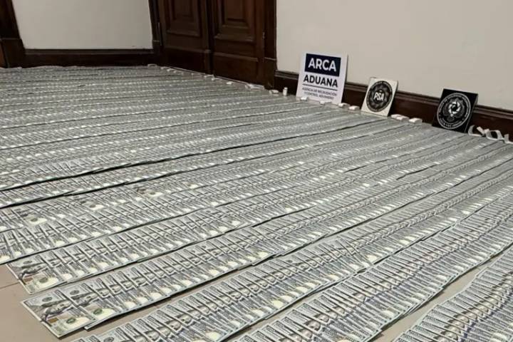 Incautan 840.000 dólares en poder una banda dedicada al lavado de activos