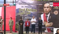 Presidente José Jerí lidera izamiento de bandera en el colegio San Antonio de Padua