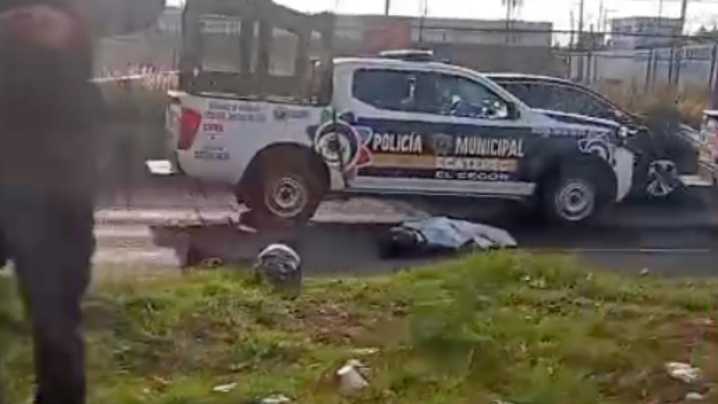 Motociclista Derrapa y Muere en Avenida Central, Cerca de Estación Olímpica de Línea B del Metro