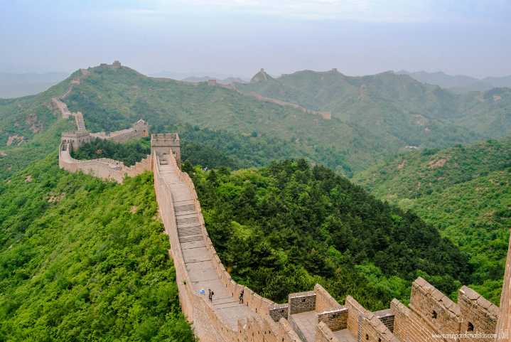 Asómbrate con la belleza de La Gran Muralla, Jinshanling en China