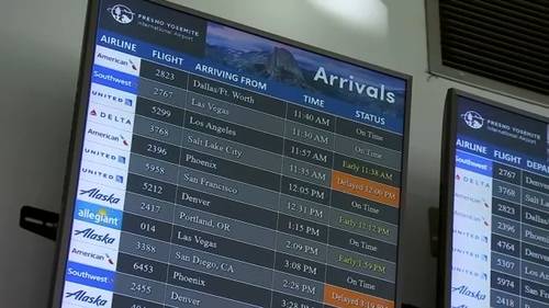 FAA announces 10% flight reduction nationwide, impacting Fresno Yosemite International Airport