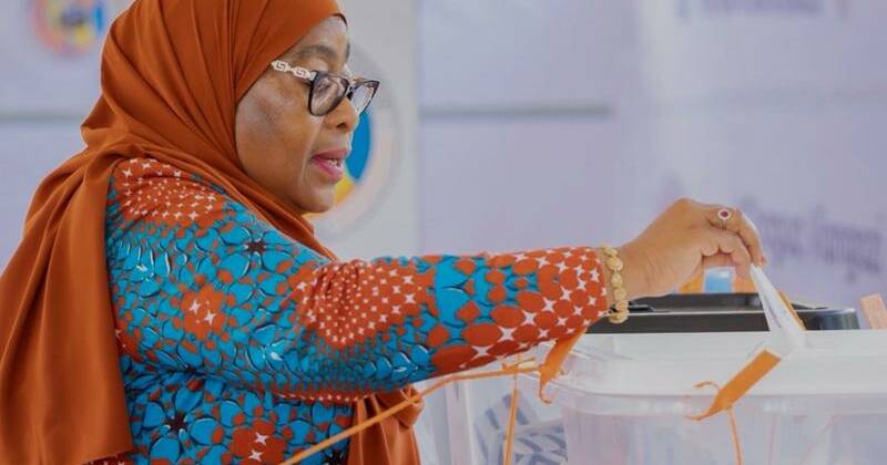 Tanzania's president sworn in after disputed election