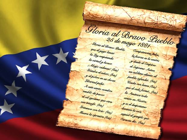 Este domingo venezolanos entonan al unísono las gloriosas notas del Himno Nacional