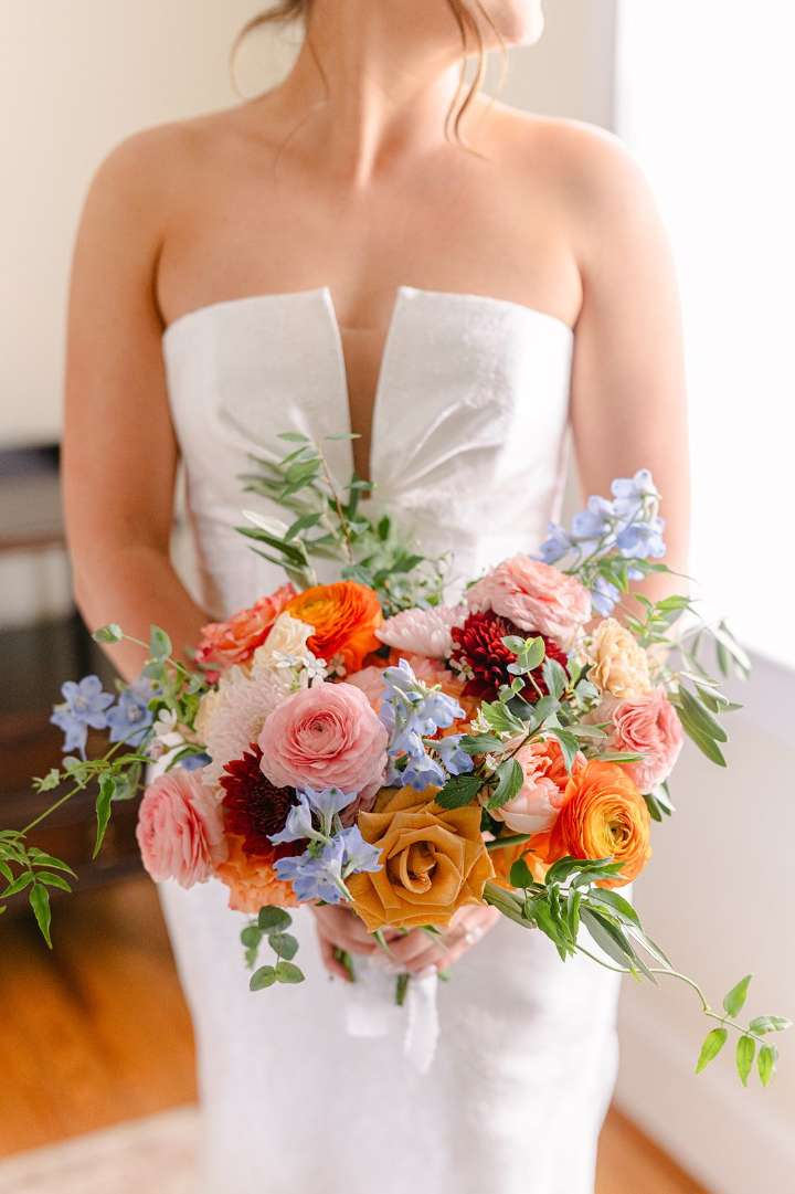 A Terracotta-Filled Fall Vineyard Wedding