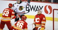 Bedard has a goal and 3 assists, Knight gets 6th career shutout as Blackhawks beat Flames 4